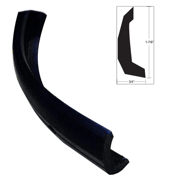 Semi-Rigid Rub Rail Kit Black 30