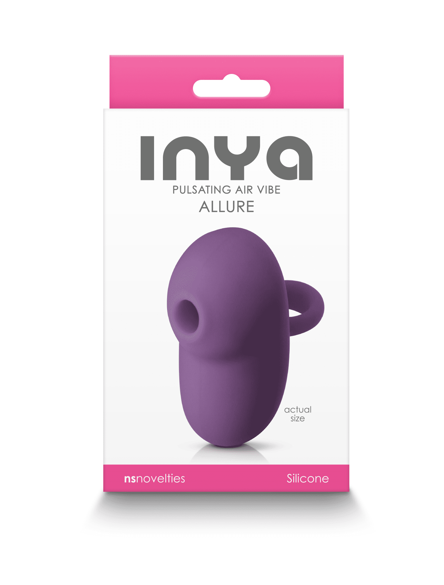 New Sensations Novelties Inya Allure Pulsating Air Vibe - Dark  Purple,Finger Vibrator - Walmart.com