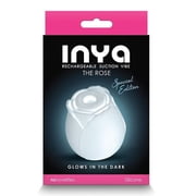 New Sensations Novelties Inya The Rose Rechargeable Suction Vibe - Glow in the Dark