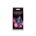 thumbnail image 1 of New Sensations Novelties Rear Assets Multicolor Medium Pink Anal Plug, 1 of 2