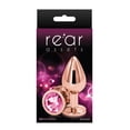 thumbnail image 1 of New Sensations Novelties Rear Assets Rose Gold Anal Plug Medium Pink, 1 of 2