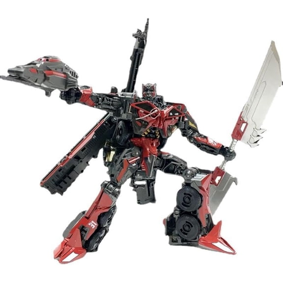 New Sentinel Prime Figure Standing Transform Shape Sentinel Prime Action Figures 18cm/7.1inch PVC Anime Handmade Model Statue Collectible Craft Gift