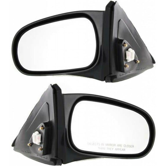 New Set Of 2 Fits HONDA CIVIC 1996 2000 LH & RH Side Power Mirror Non-Fldg Non-Htd