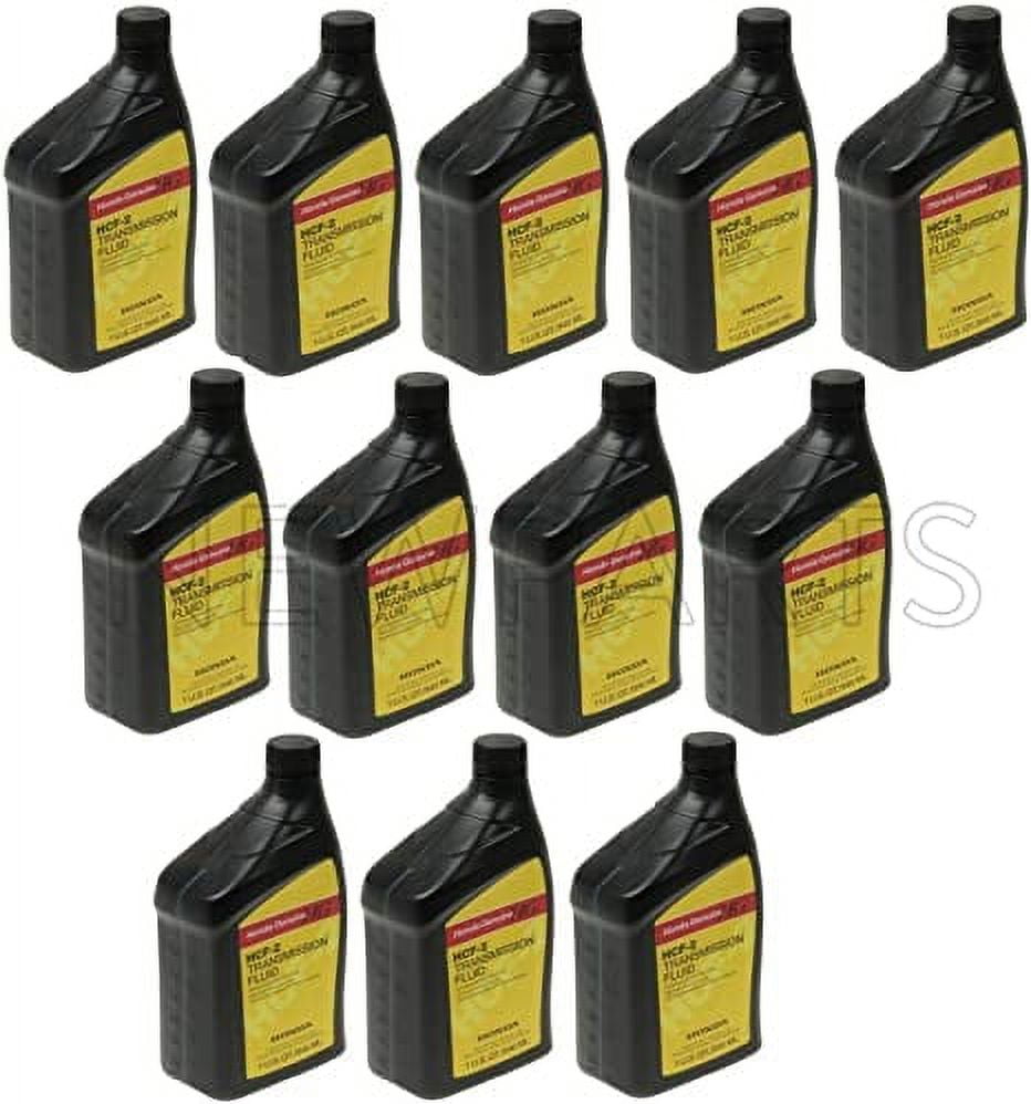 Genuine Honda HCF-2 CVT Automatic Transmission Fluid, Set of 12 Quarts ...