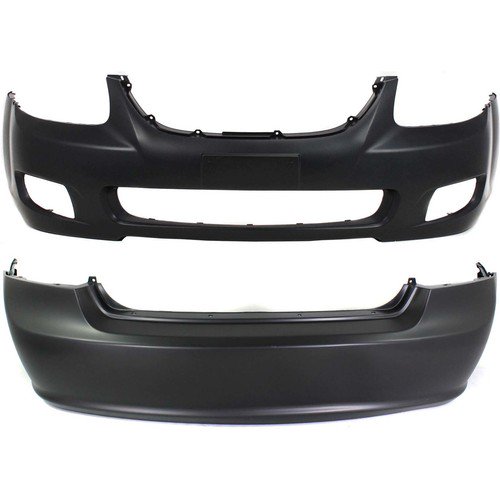 New Set of 2 Bumper Covers Fascias Front & Rear KI1000134, KI1100136 Pair