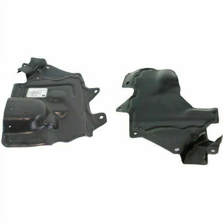 New Set of 2 Fits NISSAN SENTRA 2007 2012 Front LH & RH Side Engine Splash Shield