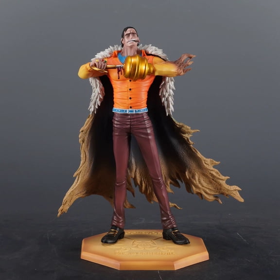 New Seven Warlords of The Sea Sir Crocodile (Yellow Ver) Character Anime Model Statue Action Figures Desktop Ornament Popular Decorations Fan Souvenirs Creative Gift Collectable