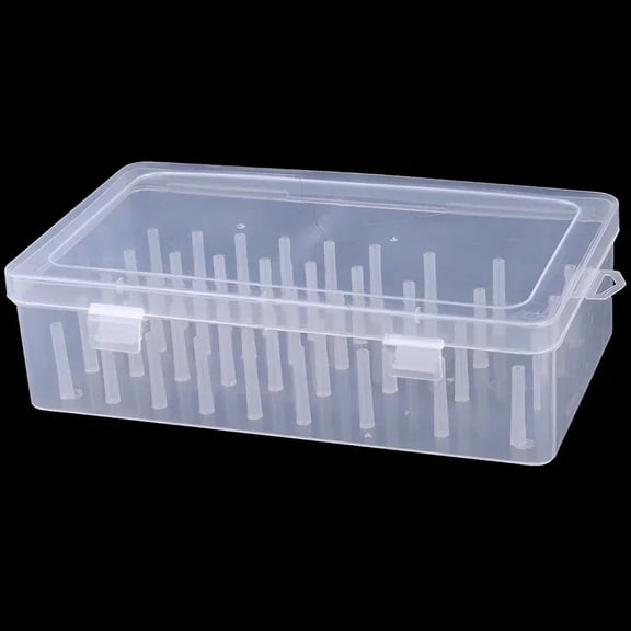 New Sewing Thread  Box 42 Pieces Spools Bobbin Carrying Case Container Holder Craft Spool Organizing Case Sewing 24 Spools