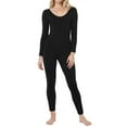 thumbnail image 1 of New Sexy Hot Girl Tight Fitting Long Sleeve High Waisted Solid Color Sports Fitness Jumpsuit, All-Season, Daily Casual, 1 of 5