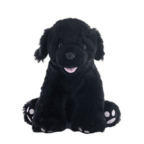 New "Shadow The Black Labrador 16" Plush Toy With 20 Second Digital Recorder for Special Messages, Rymes or Songs
