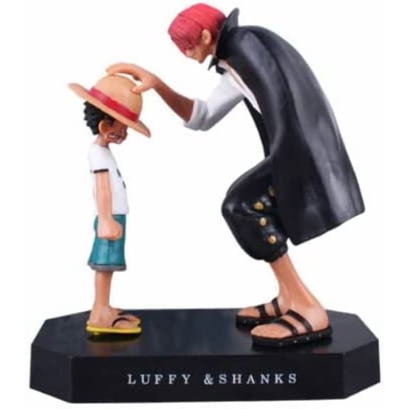 New Shanks/Luffy Animated Statue Cartoon Collectible Desktop Ornament Car Decoration Collectible Collection Souvenir