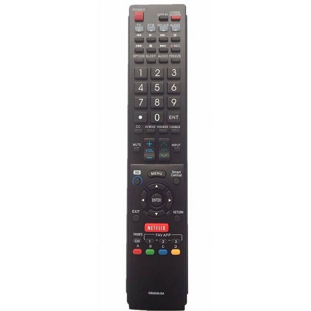 New Sharp Replacement TV Remote GB005WJSA for Sharp AQUOS TV Remote Control