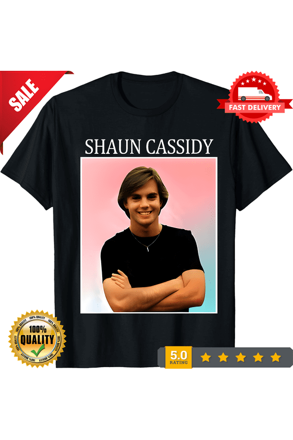 New Shaun Cassidy American Actor Music Retro Graphic Art Vintage T-Shirt S-4XL, LIMITED EDITION-TH65707