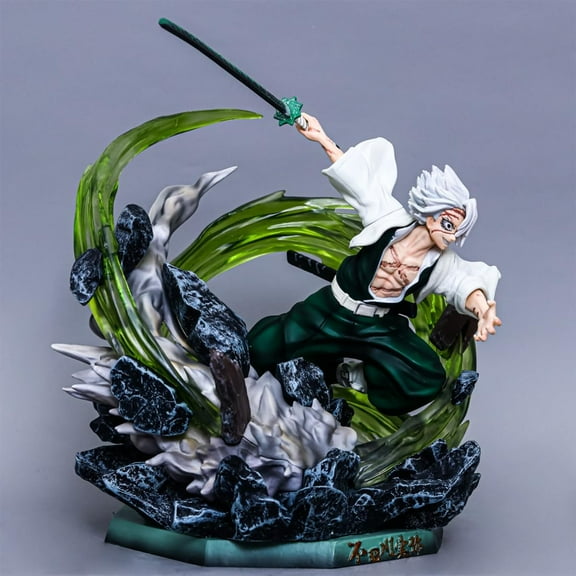 New Shinazugawa Sanemi (combat Ver) Character Anime Model Statue Action Figures Desktop Ornament Popular Decorations Fan Souvenirs Creative Gift Collectable