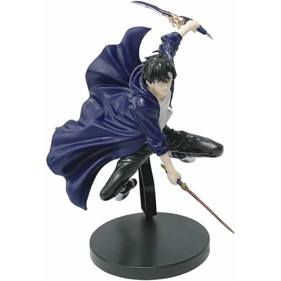 New Shinwoo Figure, Swing The Knife Fighting Shinwoo Action Figure 18cm/7.1inch Handmade Cosplay PVC Statues Collectible Souvenirs for Anime Fans Gifts