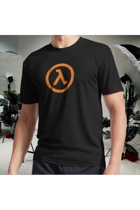 New Shir Half Life Lambda Symbol Active T-Shirt Funny Size S to 5XL