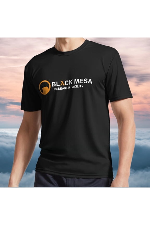 New Shirt BLACK MESA Active Logo TEE T-Shirt Funny Size S to 5XL