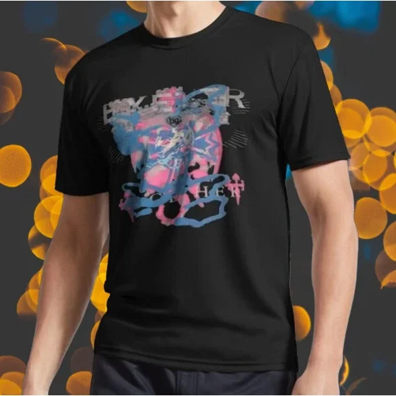 New Shirt Bladee Drain Logo T-Shirt Funny American Usa Unisex Size S-5XL