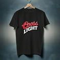 New Shirt Coors Light Beer Company Logo Men's Black TShirt Funny Size