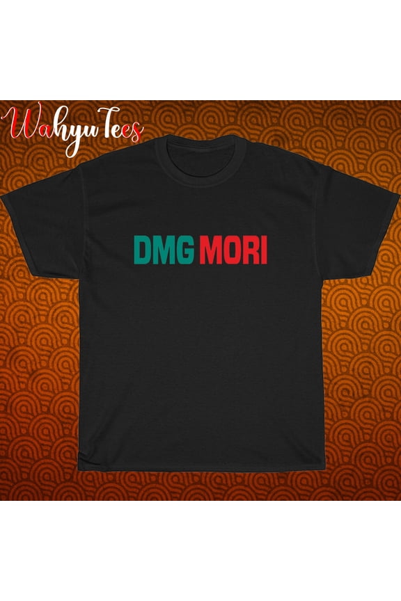 New Shirt DMG Mori Seiki Logo Black/Navy/Grey/White T-Shirt Size S-5XL