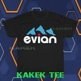 New Shirt Evian bottled water Logo Men's Black TShirt Funny Size S to