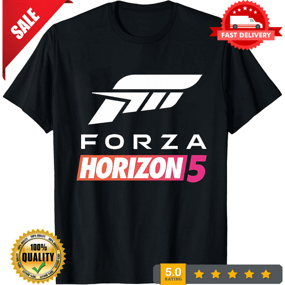 New Shirt Forza Horizon 5 Logo BlackNavyGreyWhite T-Shirt Size S-5XL, LIMITED EDITION-TH73610
