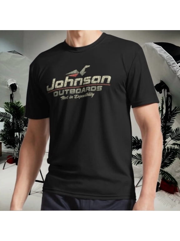 New Shirt Johnson Outboards 1903 Active T-Shirt Funny Size S to 5XL