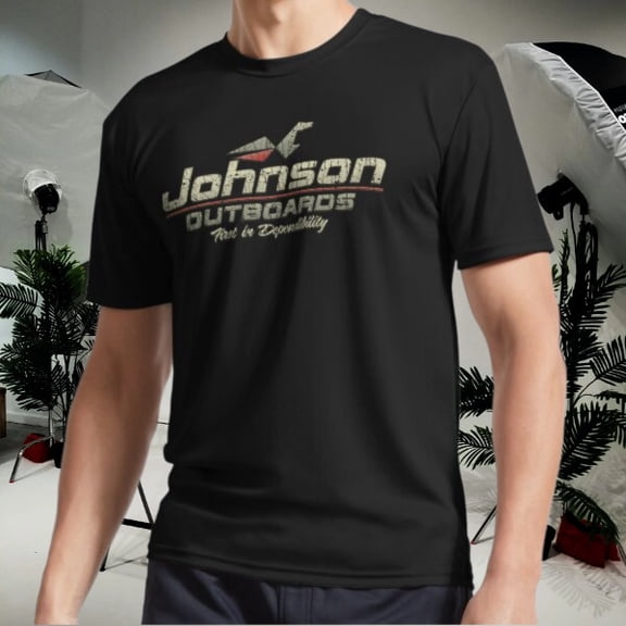 New Shirt Johnson Outboards 1903 Active T-Shirt Funny Size S to 5XL