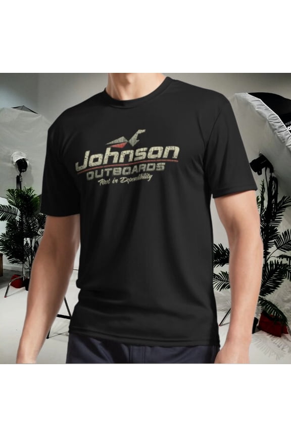 New Shirt Johnson Outboards 1903 Active T-Shirt Funny Size S to 5XL
