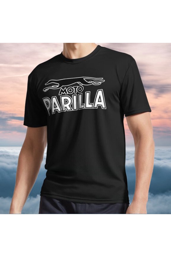 New Shirt Moto Parilla Essential Logo TEE T-Shirt Funny Size S to 5XL
