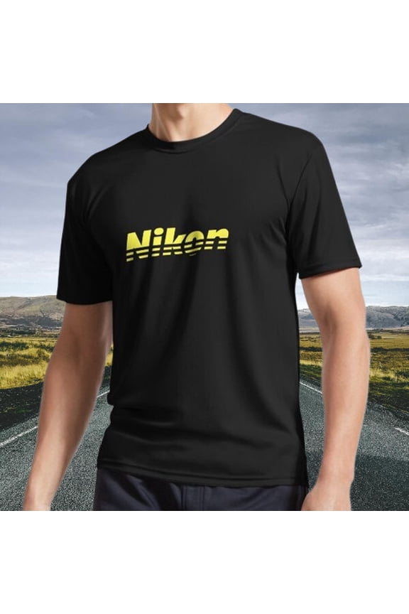 New Shirt Nikon yellow logo Active T-Shirt Funny Size S - 5XL