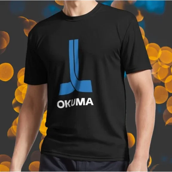 New Shirt OKUMA Logo Active T-Shirt Funny American Usa Unisex Size S-5XL