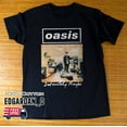 New Shirt Oasis Band Definitely Maybe Rare Vintage Black TShirt