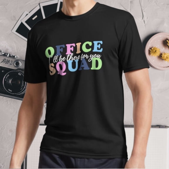 New Shirt Office Squad I'll Be There For Active Logo T-Shirt Funny Size S - 5XL