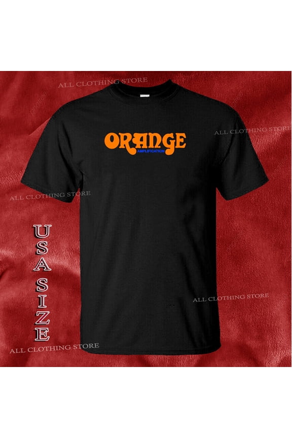 New Shirt Orange Amps Guitar Amps Logo T-shirt Usa Size