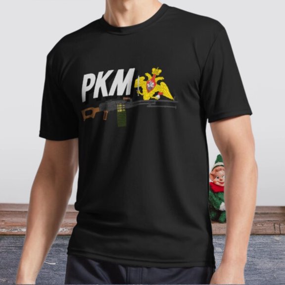 New Shirt RUSSIAN PKM DEGISN 2021 Active Logo T-Shirt Funny Size S to 5XL