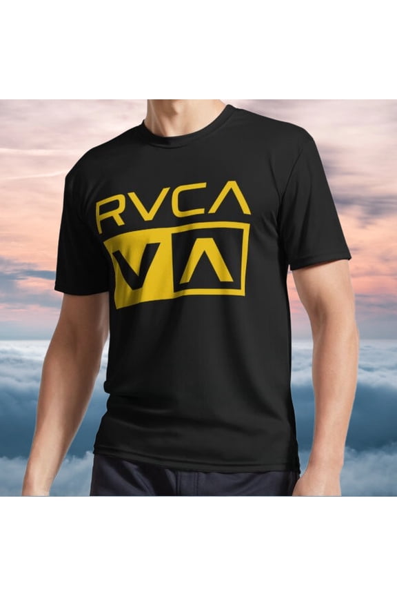 New Shirt RVCA VA Active Logo TEE T-Shirt Funny American Size S to 5XL