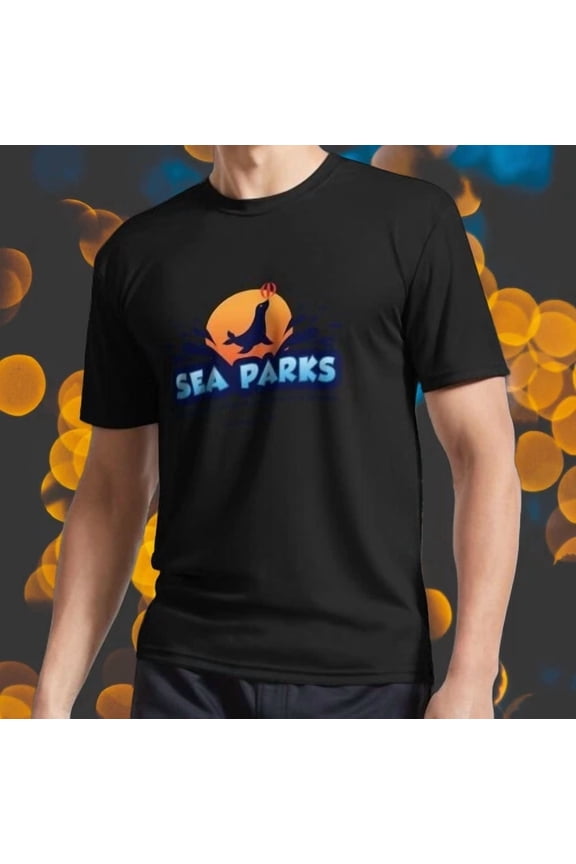 New Shirt Sea Parks Logo T-Shirt Funny American Usa Unisex Size S-5XL