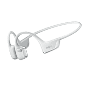 Shokz OpenRun Pro 2 - Open-Ear, Bone Conduction Sport Headphones - Sweat Resistant, Workout Headphones with 30ft Bluetooth - Secure, Comfortable Fit - Deep Bass and Smart Mic - SHOKZ App Silver