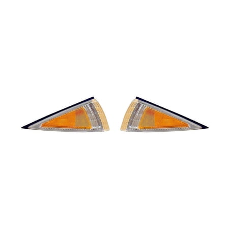 New Side Marker Light Pair Fits Chevrolet Cavalier 1995-1999 Gm2551137 5978063