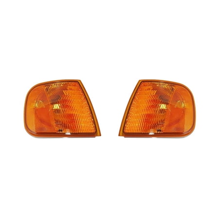 New Pair Of Side Lights Compatible With Ford F150 2004 By Part Numbers 4L3Z13200AA 4L3Z13201AA FO2521178 FO2520178