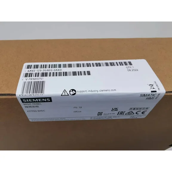 6AV2123-2GB03-0AX0 SIMATIC HMI KTP700 Basic Panel 7-inch Industrial HMI Terminal