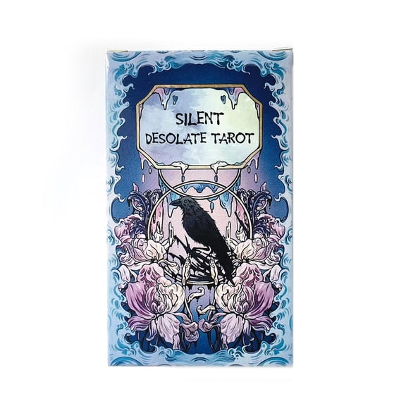 New Silent Desolate Tarot Cards English Version Mysterious Divination Card Game ,Holiday Party Games For Family and Friends