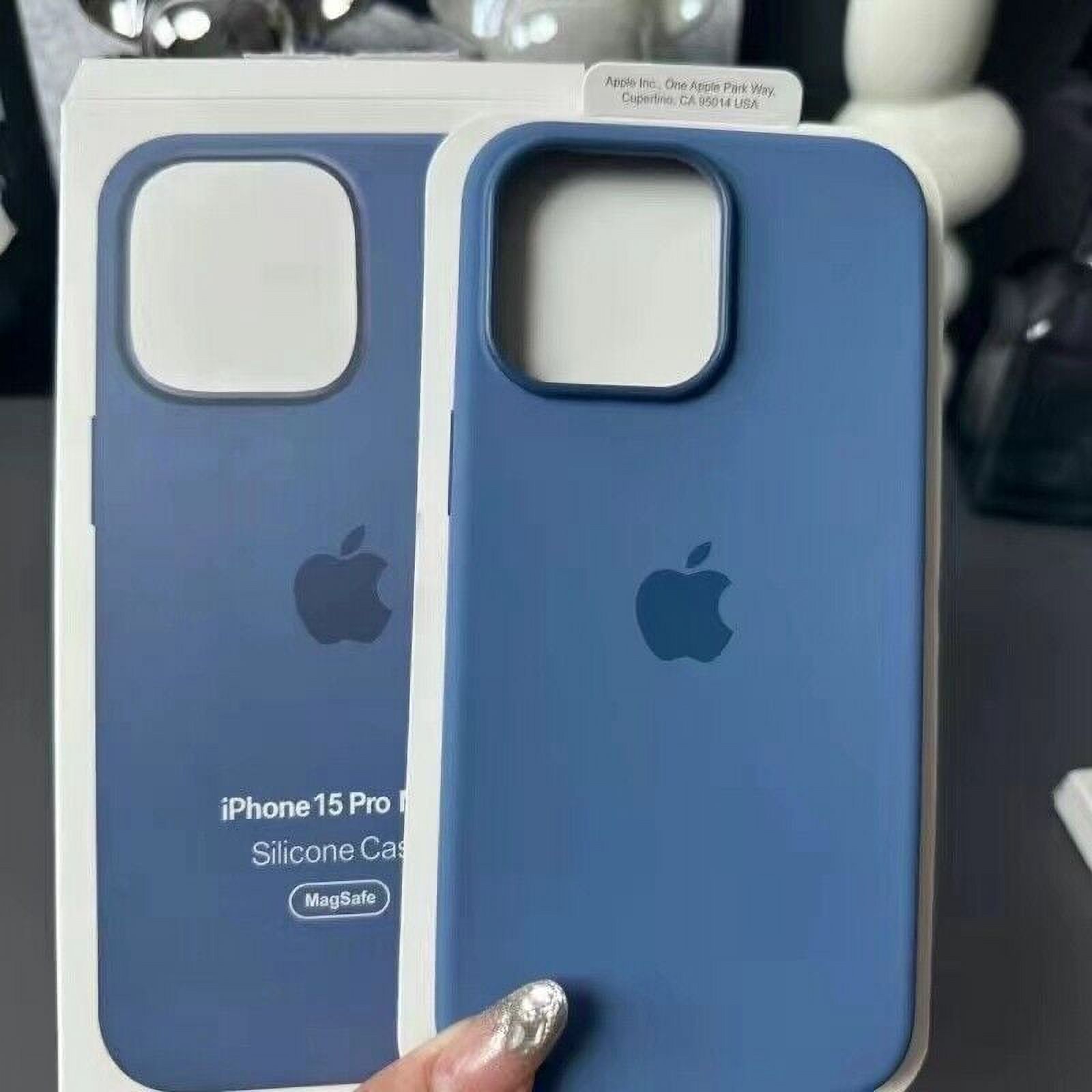 New Silicone Case With MagSafe For  iPhone 14 13 12 15 Pro Max Cover