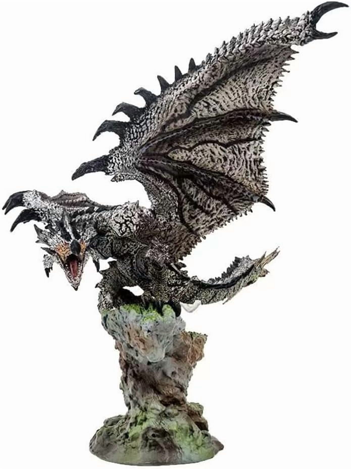New Silver Rathalos (Scenario Ver) Character Anime Model Statue Action Figures Desktop Ornament Popular Decorations Fan Souvenirs Creative Gift Collectable