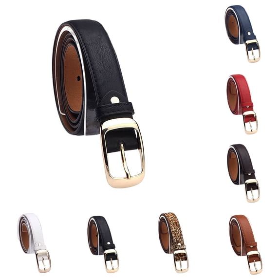 New Simple Distressed Edge Women's Belt Minimalist Style Versatile Wear