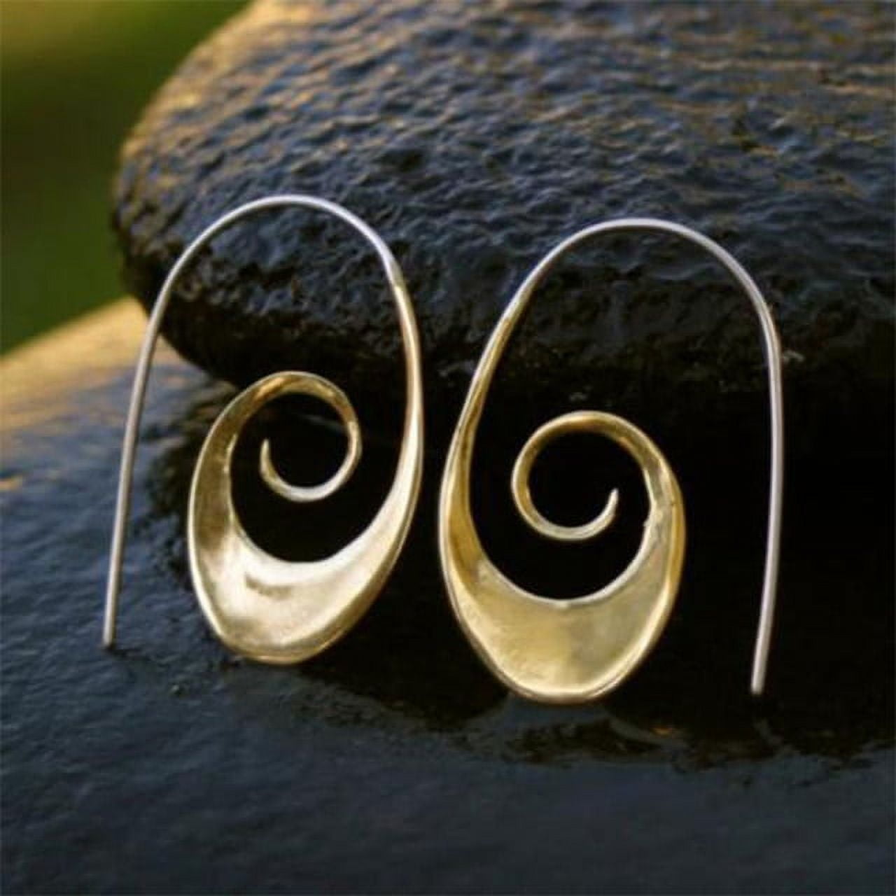 Sea Turtle Dangle Earrings - Antique Metal Abalone – Worth The Wait