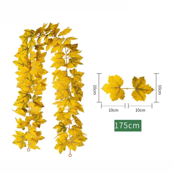 New Simulation Green Plant Rattan Thanksgiving Pendant