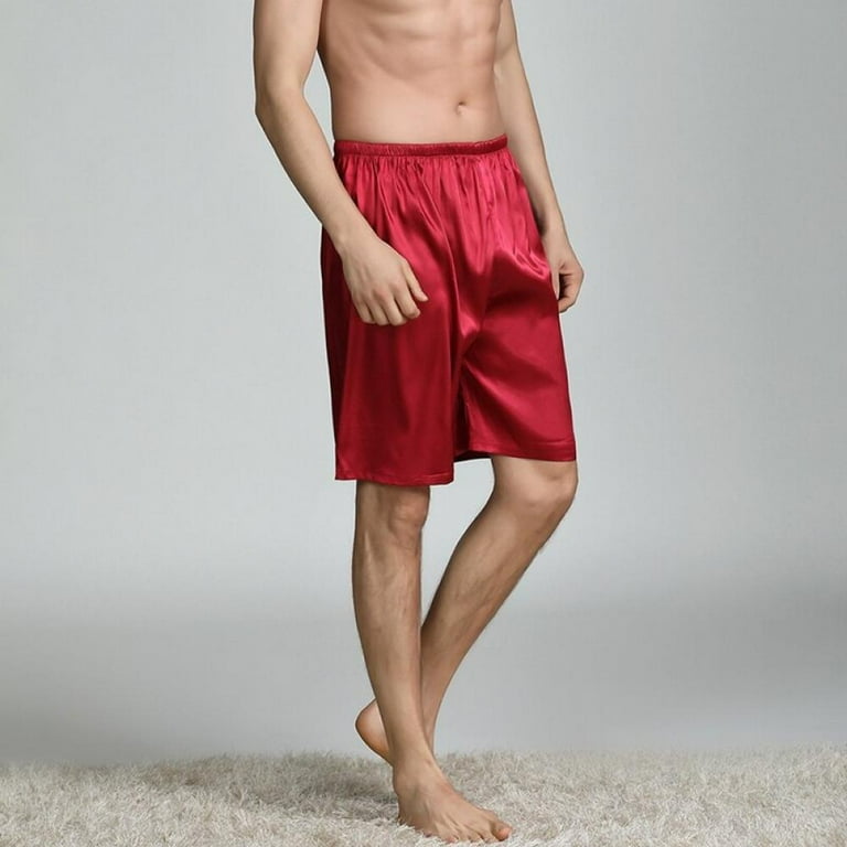 Silk sleep shorts mens sales