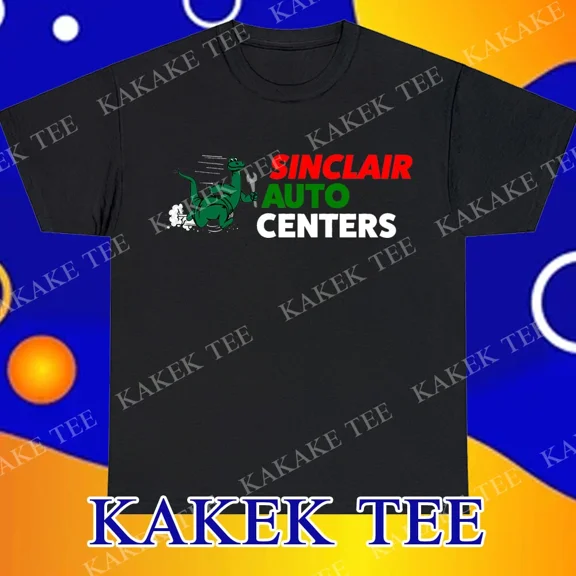 New Sinclair Oil Gas Auto Centers Logo T-Shirt Funny Size S to 5XL
